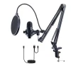 VEVOR USB Microphone 192kHz/24-bit Professional Condenser Microphone Kit for Podcast Recording Video Gaming Singing Streaming